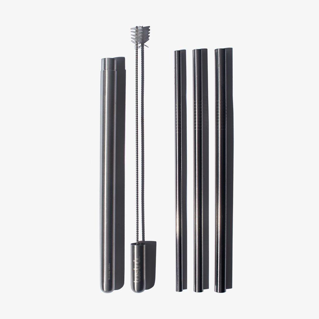 Lastra Metallic Nesting Straws