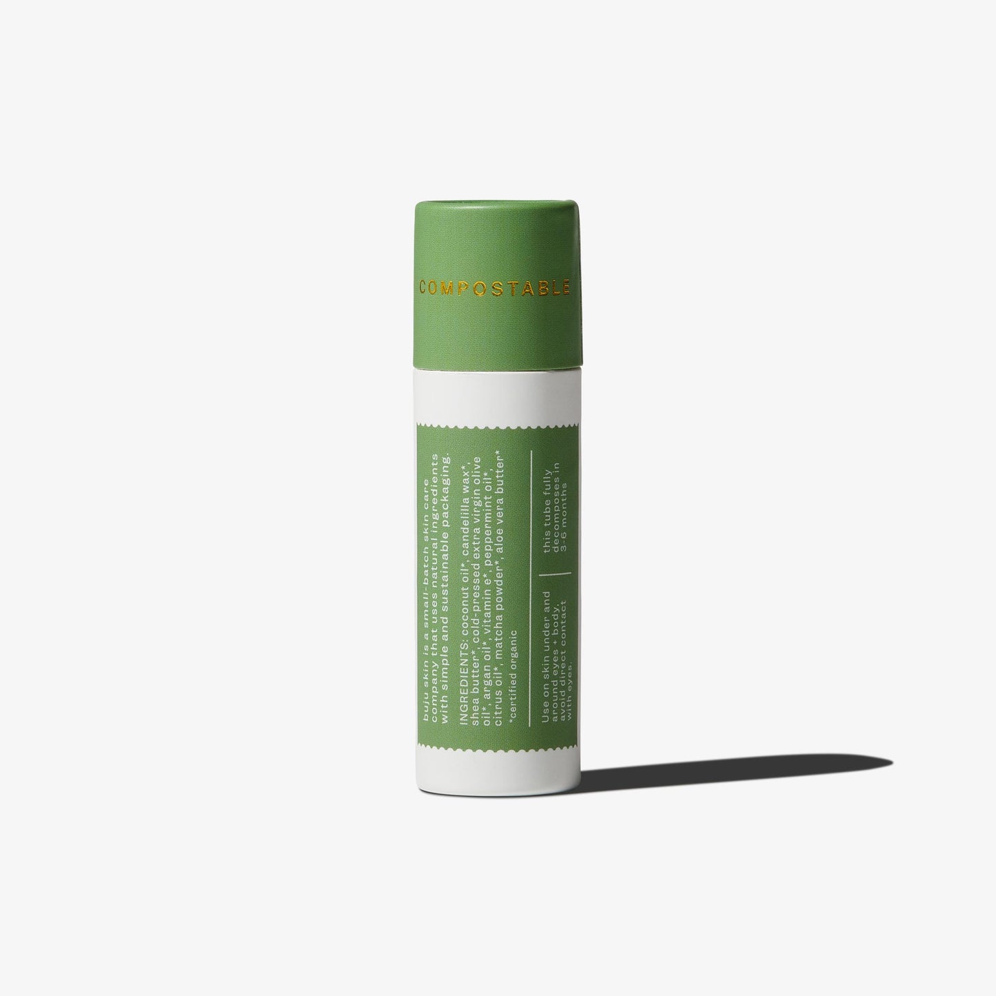 Buju Skin Matcha Vegan Under Eye & Lip Balm