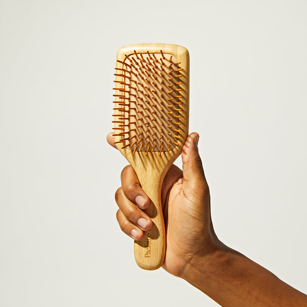 Package Free Bamboo Hairbrush