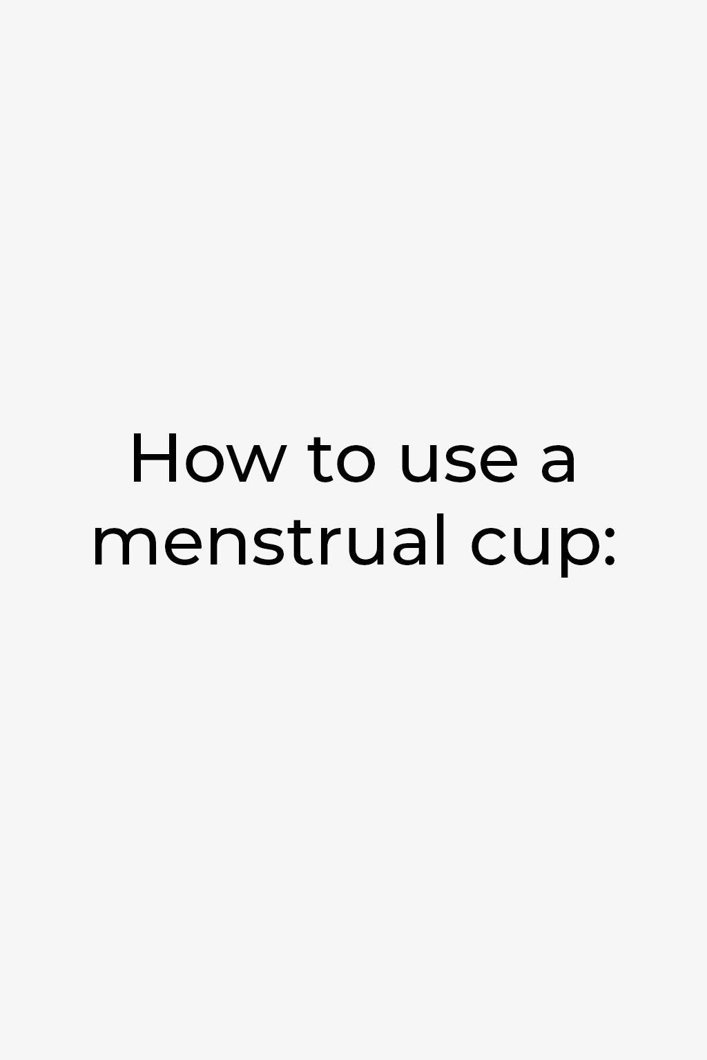 Lunette Menstrual Cup