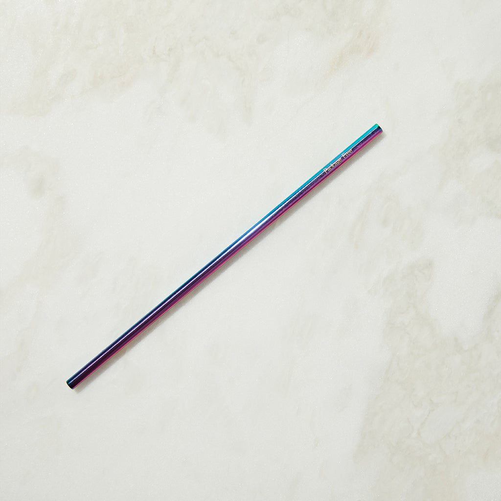 Package Free Stainless Steel Straw 8.5" Straight