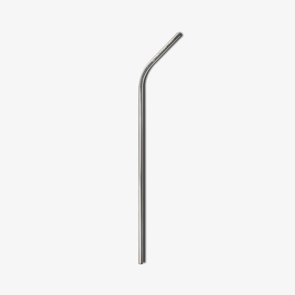 Package Free Stainless Steel Straw 8.5" Bent
