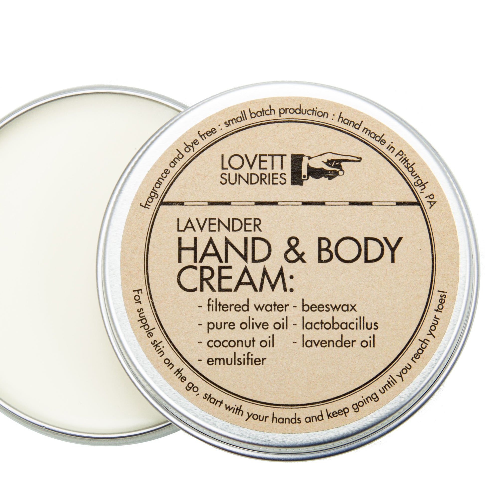 Lovett Sundries Hand & Body Cream