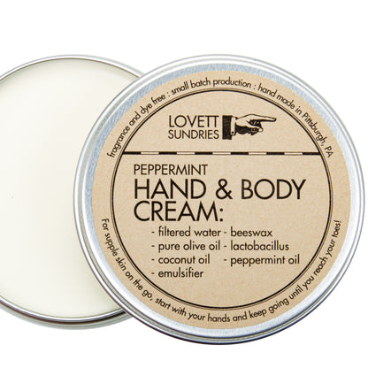 Lovett Sundries Hand & Body Cream