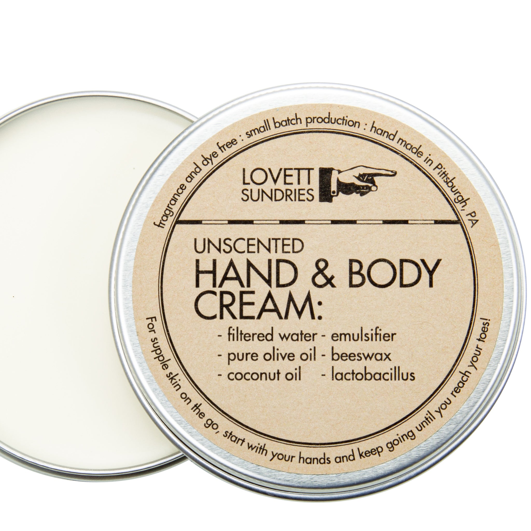 Lovett Sundries Hand & Body Cream