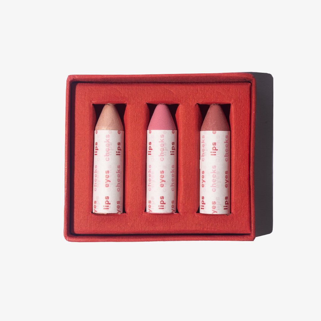 Axiology Vegan Lip to Lid Balmies - Set of 3