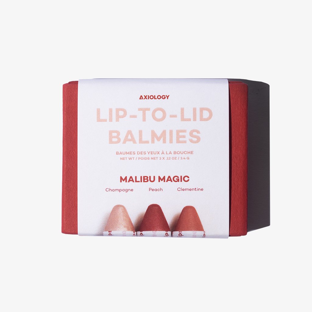 Axiology Vegan Lip to Lid Balmies - Set of 3