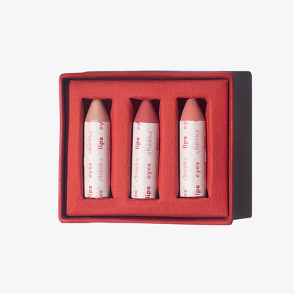Axiology Vegan Lip to Lid Balmies - Set of 3