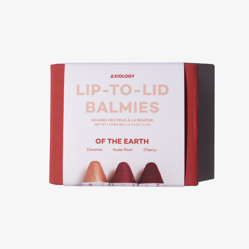 Axiology Vegan Lip to Lid Balmies - Set of 3