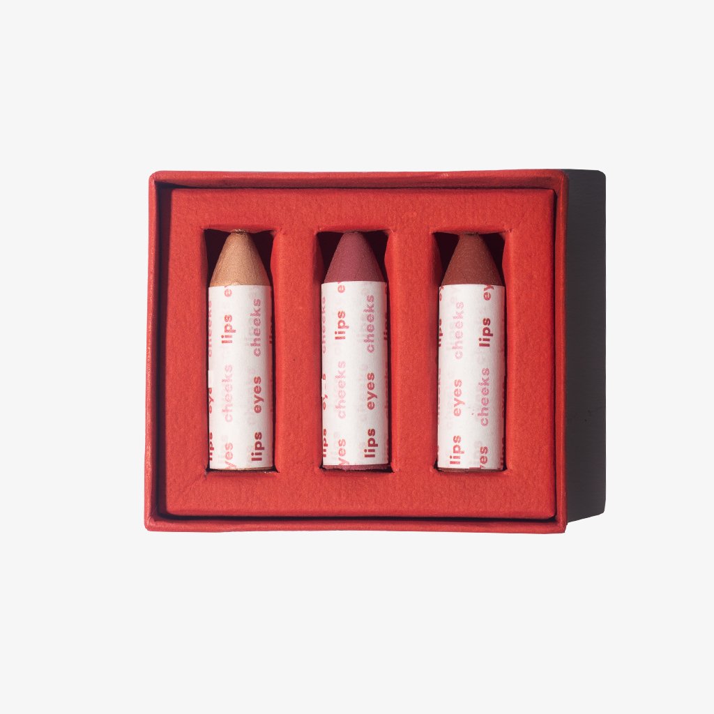 Axiology Vegan Lip to Lid Balmies - Set of 3