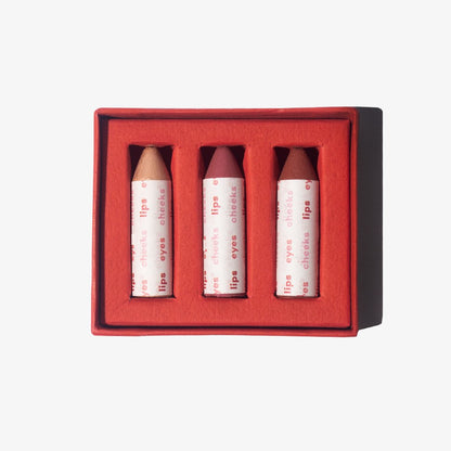 Axiology Vegan Lip to Lid Balmies - Set of 3