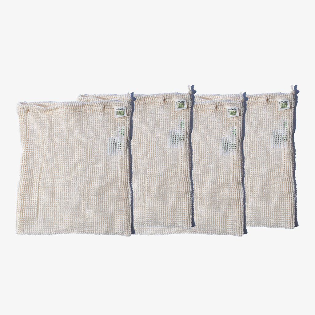 Ecobags Net Produce Sack Medium - 4 Pack
