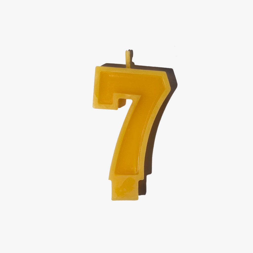 Goldrick Beeswax Birthday Number Candles