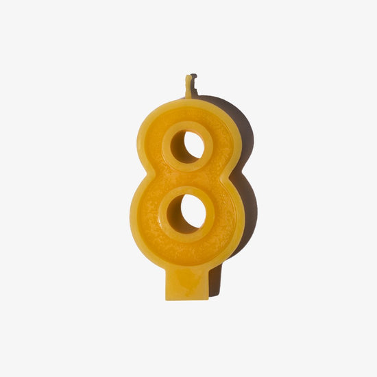 Goldrick Beeswax Birthday Number Candles Package Free
