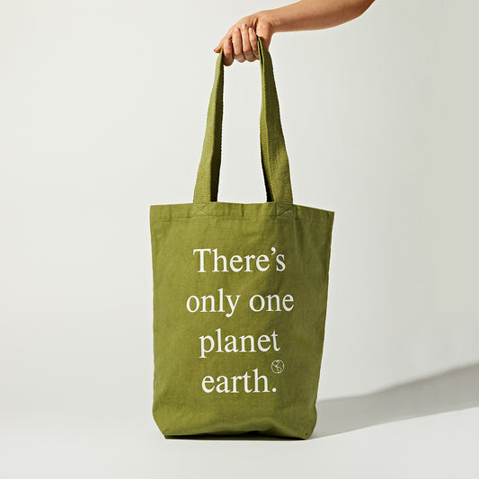 Package Free There's Only One Planet Earth Tote