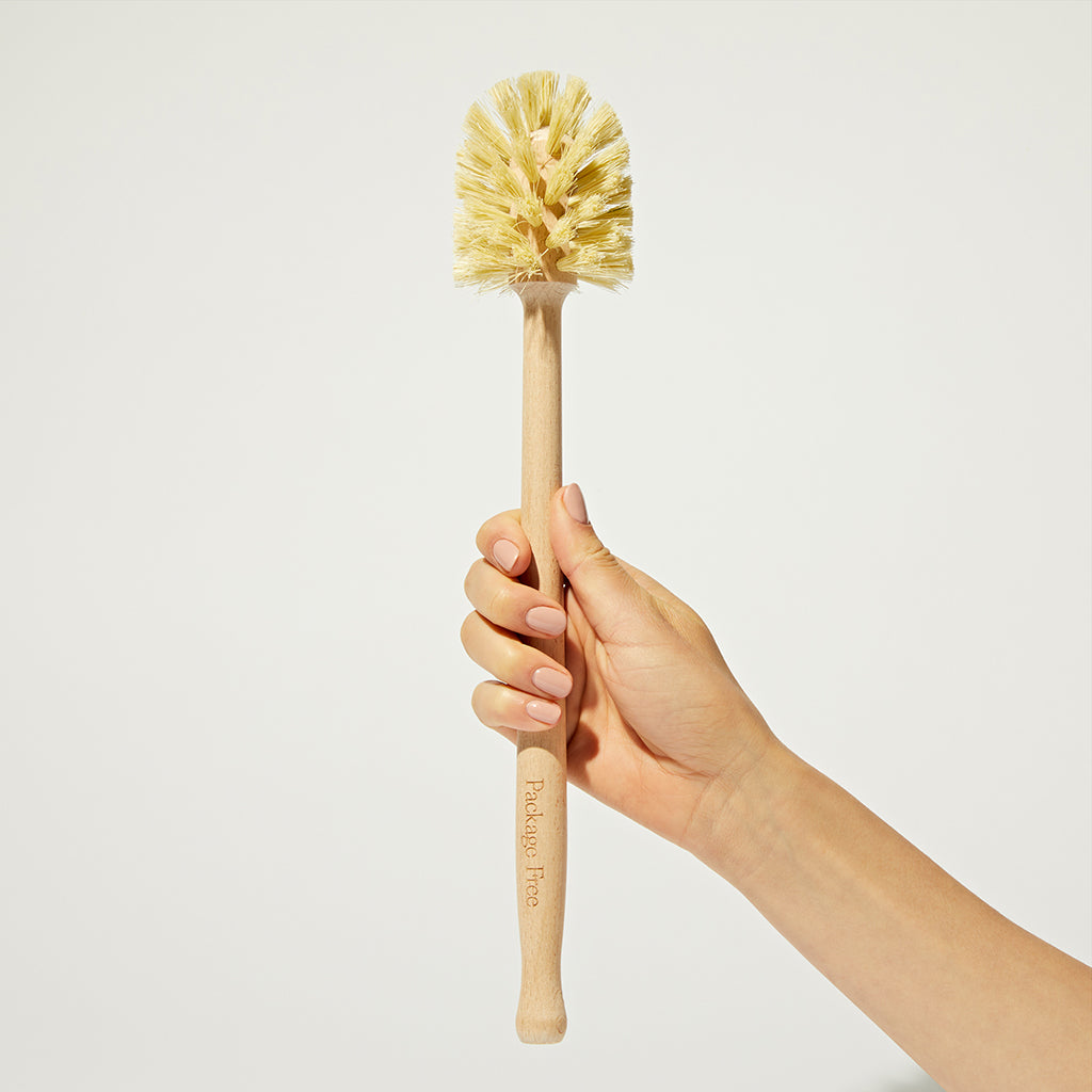 Bamboo discount toilet brush