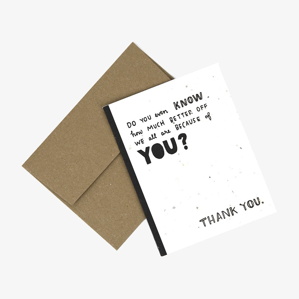 Thoughtful Human Plantable Greeting Cards
