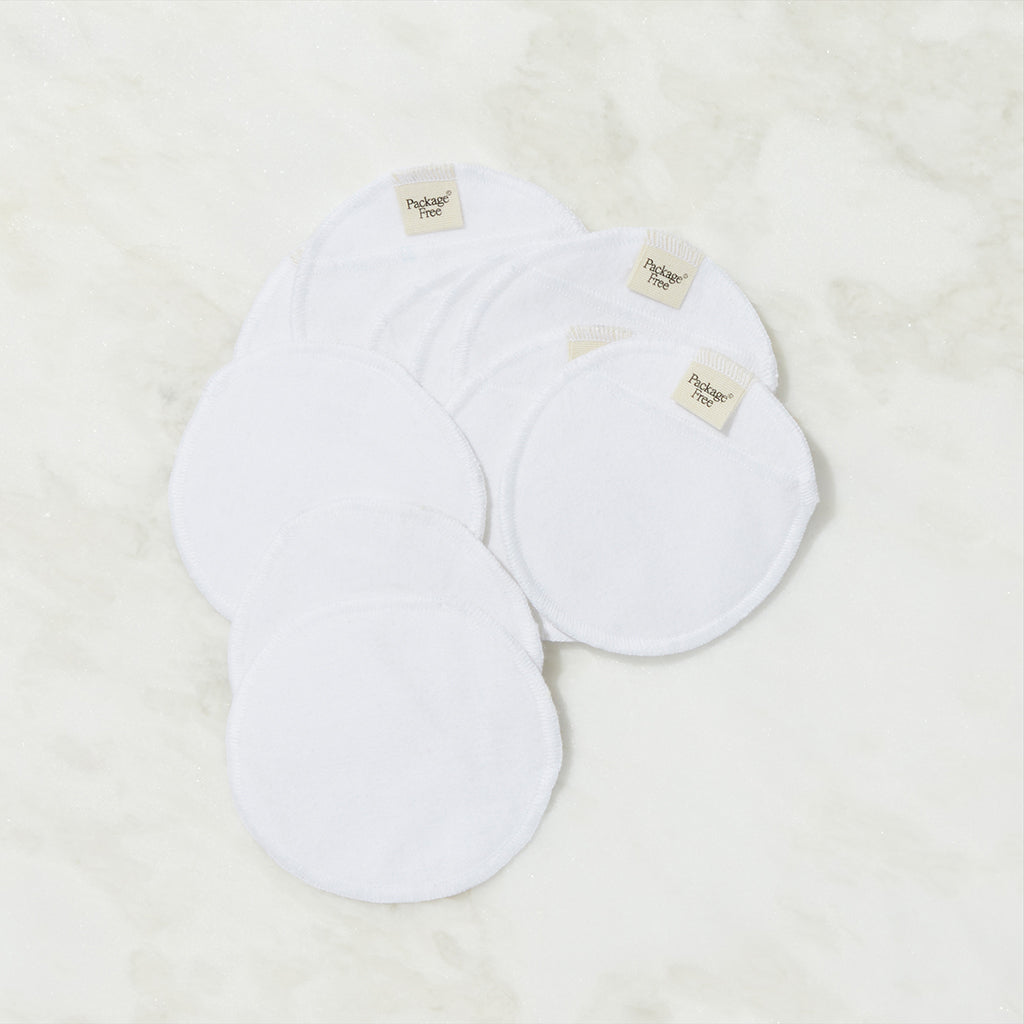 Package Free Sustainable Reusable Cotton Rounds